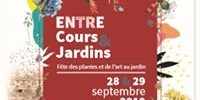 Entre Cours et Jardins – Affiche Affiche publicitaire