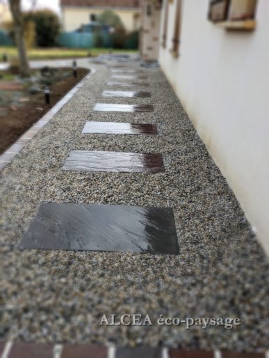 un jardin après un aménagement