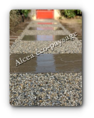 un jardin après un aménagement