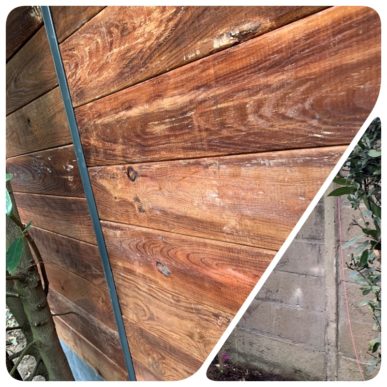 un bardage en bois