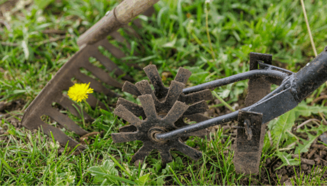 outils pour scarifier une pelouse
